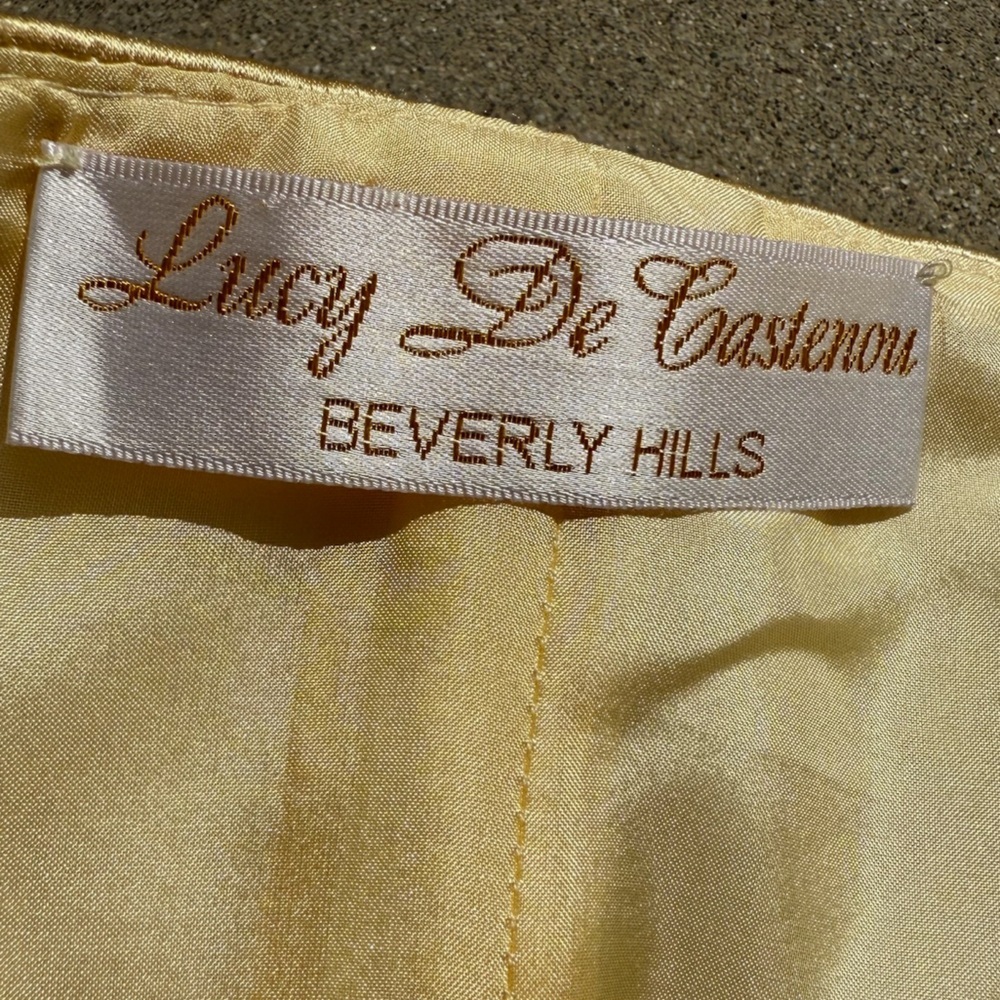 Lucy De Castenou custom 3-pc skirt, cami and hand-embellished jacket - size XL - Picture 3 of 12